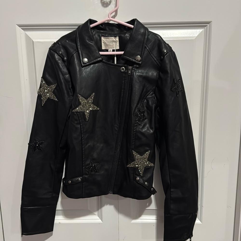 Girls Faux Leather Jacket